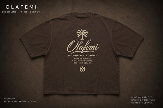 *LIMITED* Olafemi Brown Oversized Heavyweight T-Shirt