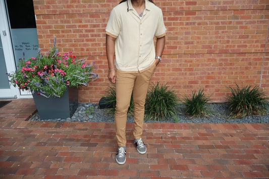 Tan Linen Shirt