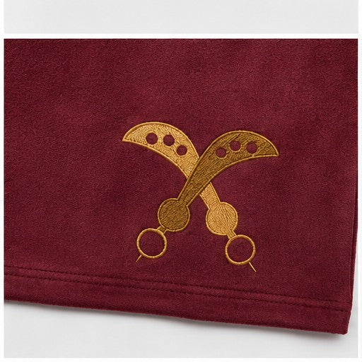 Maroon Suede Sleeveless Top